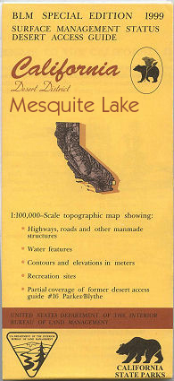 BLM: Mesquite Lake Map